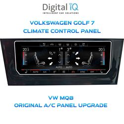 DIGITAL IQ CCP 747_CP (6.9") (MQB) CLIMATE CONTROL PANEL for VW GOLF 7 mod. 2013-2020