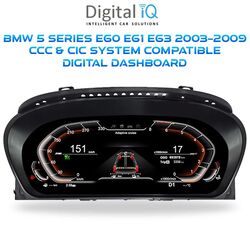 DIGITAL IQ DGU 958_DC (12.3in) (DIGITAL INSTRUMENT CLUSTER for BMW 5 Series (E60-E61-E63) mod. 2003-2009 with CCC-CIC system