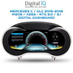 DIGITAL IQ DDD 986_DC (12.3in) DIGITAL INSTRUMENT CLUSTER for MERCEDES C (W205) - GLC (X253) mod. 2014-2021