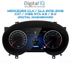 DIGITAL IQ DDD 981_DC (12.3in) DIGITAL INSTRUMENT CLUSTER for MERCEDES A (W176) / CLA (C117) / GLA (X156) mod. 2013-2019