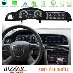 Bizzar Lite Series Dual Screen Audi A6 (4F) 2004-2009 με MMI2G Android14 8Core (4+64GB) Multimedia & Dashboard 22,8