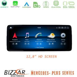 Bizzar Plus Series Mercedes C/GLC Class Facelift (W205/W253) NTG5.5 Android14 8Core (8+128GB) Navigation Multimedia 12.8