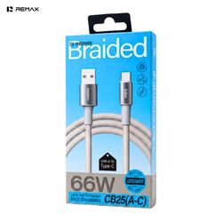 REMAX CB25-AC WHITE 66W FAST CHARGING CABLE (USB-A to USB-C)