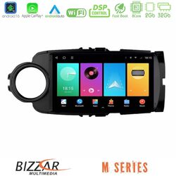 Bizzar M Series 8Core Android16 2+32GB  Toyota Yaris 2015-2019  Navigation Multimedia Tablet 9 (Μαύρο Χρώμα)