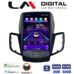 OEM TESLA FIESTA 08 >17 ANDROID 14 /4 core/2+16GB