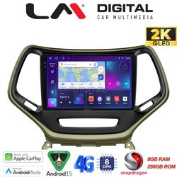 OEM για Jeep Cherokee 2014 > με 8Core 8GB/256GB και 2Κ οθόνη
