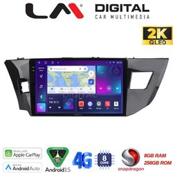 OEM για Toyota Corolla 2013 > 2016 με 8Core 8GB/256GB και 2Κ οθόνη