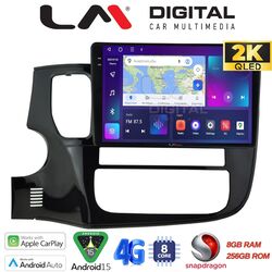 OEM για Mitsubishi Outlander 2013 > με 8Core 8GB/256GB και 2Κ οθόνη