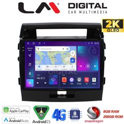 OEM για Toyota Land Cruiser 2008 > 2015   με 8Core 8GB/256GB και 2Κ οθόνη