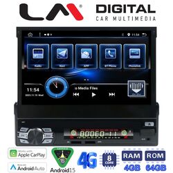 1din 7inc ANDROID 15 8core 4+64G CARPLAY - Android Auto GPS - Bluetooth