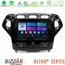 Bizzar Ultra Series Ford Mondeo 2007-2010 (Auto AC με NAVI) 8core Android13 8+128GB Navigation Multimedia Tablet 9