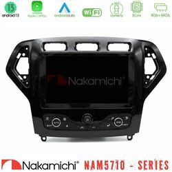 Nakamichi NAM5710 Series 8Core Android13 4+64GB Ford Mondeo 2007-2010 (Auto AC με NAVI) Navigation Multimedia Tablet 9