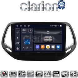 OEM για Jeep Compass 2017 > με 8Core 8GB/256GB και 2Κ οθόνη