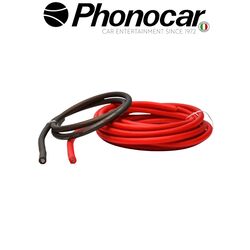 Σετ Καλωδιων Ρευματος 16 mm 5mt , και Γειωσης 16mm 1mt , για σύνδεση ενισχυτή με μεγιστη απορροφηση 50A

