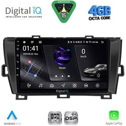 DIGITAL IQ RTG 6726BL_CPA (9inc) MULTIMEDIA TABLET for TOYOTA PRIUS mod. 2009-2015 (BLACK)