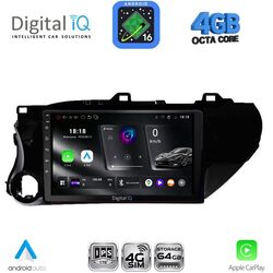 DIGITAL IQ RTG 6721_CPA (10inc) MULTIMEDIA TABLET for TOYOTA HILUX mod. 2017-2026
