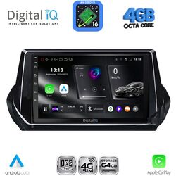 DIGITAL IQ RTG 6509_CPA (9inc) MULTIMEDIA TABLET for PEUGEOT 208 - 2008 mod. 2021-2026