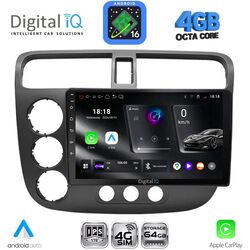 DIGITAL IQ RTG 6187_CPA (9inc) MULTIMEDIA TABLET for HONDA CIVIC 4D mod. 2001-2006
