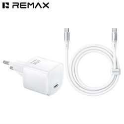 REMAX CA-26 (C60W) GaN FAST CHARGER with USB-C Cable (WHITE)