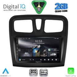 DIGITAL IQ RSD 1108SQ_CPA (9inc) MULTIMEDIA TABLET for DACIA LOGAN – SANDERO mod. 2012-2019