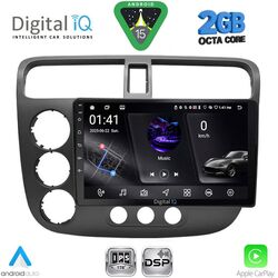 DIGITAL IQ RSF 4187_CPA (9inc) MULTIMEDIA TABLET for HONDA CIVIC 4D mod. 2001-2006