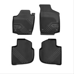 Πατάκια Αυτοκινήτου No77 Σκαφάκια για Seat Toledo 2012-2018 Skoda Rapid 2012-2019 4τμχ Frogum