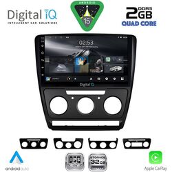 DIGITAL IQ RSD 1595BL_CPA (10inc) MULTIMEDIA TABLET for SKODA OCTAVIA 5 mod. 2005-2012 (BLACK)
