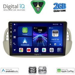 DIGITAL IQ BXC 3130BG_CPAA (9inc) MULTIMEDIA TABLET for FIAT 500 mod. 2007-2015 (BEIGE)