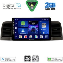 DIGITAL IQ BXC 3712BL_CPAA (9inc) MULTIMEDIA TABLET for TOYOTA COROLLA mod. 2001-2006 (BLACK)