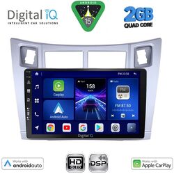 DIGITAL IQ BXC 3736SL_CPAA (9inc) MULTIMEDIA TABLET for TOYOTA YARIS mod. 2006-2011 (SILVER)