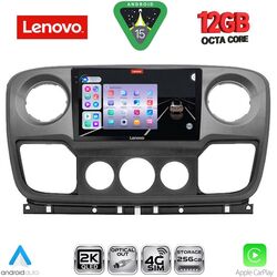 LENOVO SSZ 12463_CPA (10inc) MULTIMEDIA TABLET for NISSAN NV400 - OPEL MOVANO - RENAULT MASTER mod. 2010-2020