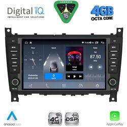 DIGITAL IQ BLG 493_CPA (7" DECK) MULTIMEDIA SYSTEM for MERCEDES C W203 – CLK W209 mod. 2004-2008