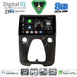 DIGITAL IQ BXK 20708_CPAA A/C (10inc) MULTIMEDIA TABLET for CITROEN C1-PEUGEOT 108-TOYOTA AYGO mod. 2014-2022