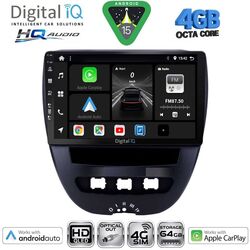 DIGITAL IQ BXK 19707_CPAA (10inc) MULTIMEDIA TABLET for CITROEN C1-PEUGEOT 107-TOYOTA AYGO mod. 2005-2014