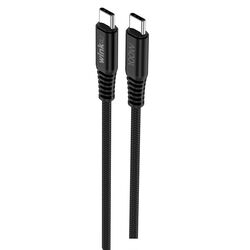 Καλώδιο Wink4U USB-C σε USB-C 100W 2m Braided Black P20.03.04