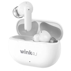 Ασύρματα Ακουστικά ΒΤ W4U-02 ANC+ENC 4mics White P83.61.01