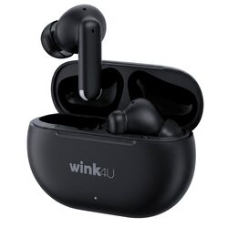 Ασύρματα Ακουστικά ΒΤ W4U-02 ANC+ENC 4mics Black P83.61.02
