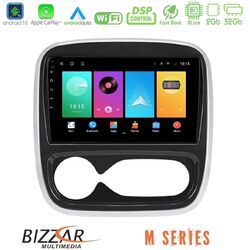 Bizzar M Series 8Core Android16 2+32GB Renault/Nissan/Opel/Fiat Navigation Multimedia Tablet 9  (AUTO A/C)
