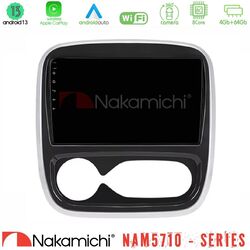 Nakamichi NAM5710 Series 8Core Android13 4+64GB  Renault/Nissan/Opel/Fiat Navigation Multimedia Tablet 9 (AUTO A/C)