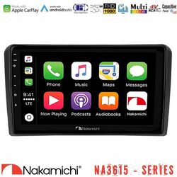 Nakamichi NA3615 Series Με Wireless Carplay & Android Auto Audi A3 8P Media Station Tablet 9