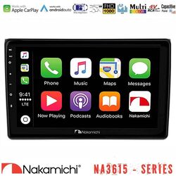 Nakamichi NA3615 Series Με Wireless Carplay & Android Auto Audi A4 B7 Media Station Tablet 9