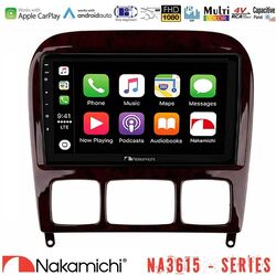 Nakamichi NA3615 Series Με Wireless Carplay & Android Auto Mercedes S Class 1999-2004 (W220) Media Station Tablet 9
