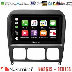 Nakamichi NA3615 Series Με Wireless Carplay & Android Auto Mercedes S Class 1999-2004 (W220) Media Station Tablet 9