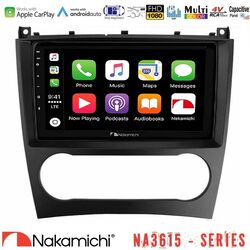 Nakamichi NA3615 Series Με Wireless Carplay & Android Auto Mercedes W203 Facelift Class Media Station Tablet 9