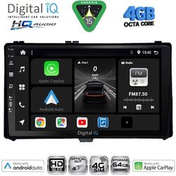 DIGITAL IQ BXK 19703A_CPAA (9inc) MULTIMEDIA TABLET for TOYOTA AURIS mod. 2015-2021 – AYGO X mod. 2022-2026 – COROLLA mod. 2017-2019