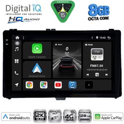 DIGITAL IQ BXK 20703A_CPAA (9inc) MULTIMEDIA TABLET for TOYOTA AURIS mod. 2015-2021 – AYGO X mod. 2022-2026 – COROLLA mod. 2017-2019