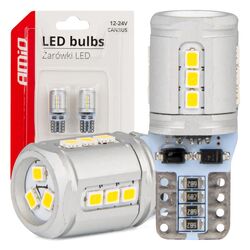 T10e W5W 12/24V 15x2016 SMD LED CAN-BUS ΛΕΥΚΟ 2ΤΕΜ. AMIO