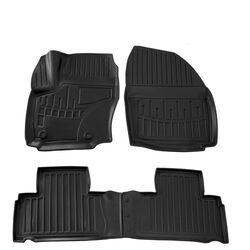 Race Axion - Πατάκια Για Ford Galaxy (WA6) 2006-2015 / S-Max (WA6) 2006-2014 5πορτο Λάστιχο Σκαφάκια Προστατευτικά Με Κουμπώματα Για Επιβατικά Αυτοκίνητα - 4 τεμ. (5007134/ST)