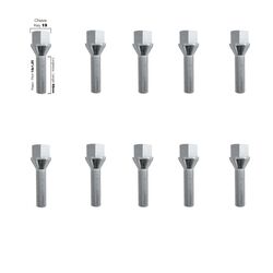ΜΠΟΥΛΟΝΙΑ ΚΩΝΙΚΑ 12x1,25 (42mm) (19) SIMONI RACING - 10 ΤΕΜ.