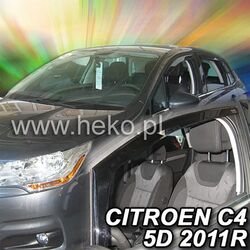 Heko CITROEN C4 ΙΙ 5D 12/2010> - ΖΕΥΓΑΡΙ ΑΝΕΜΟΘΡΑΥΣΤΕΣ (2 ΤΕΜ.)
